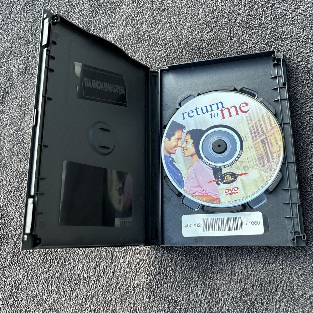 blockbuster dvd rental Case And DVD return to me David Duchovny Minnie Driver - Picture 4 of 7